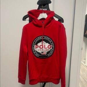 Ralph Lauren Red Polo Alpine Hoodie
